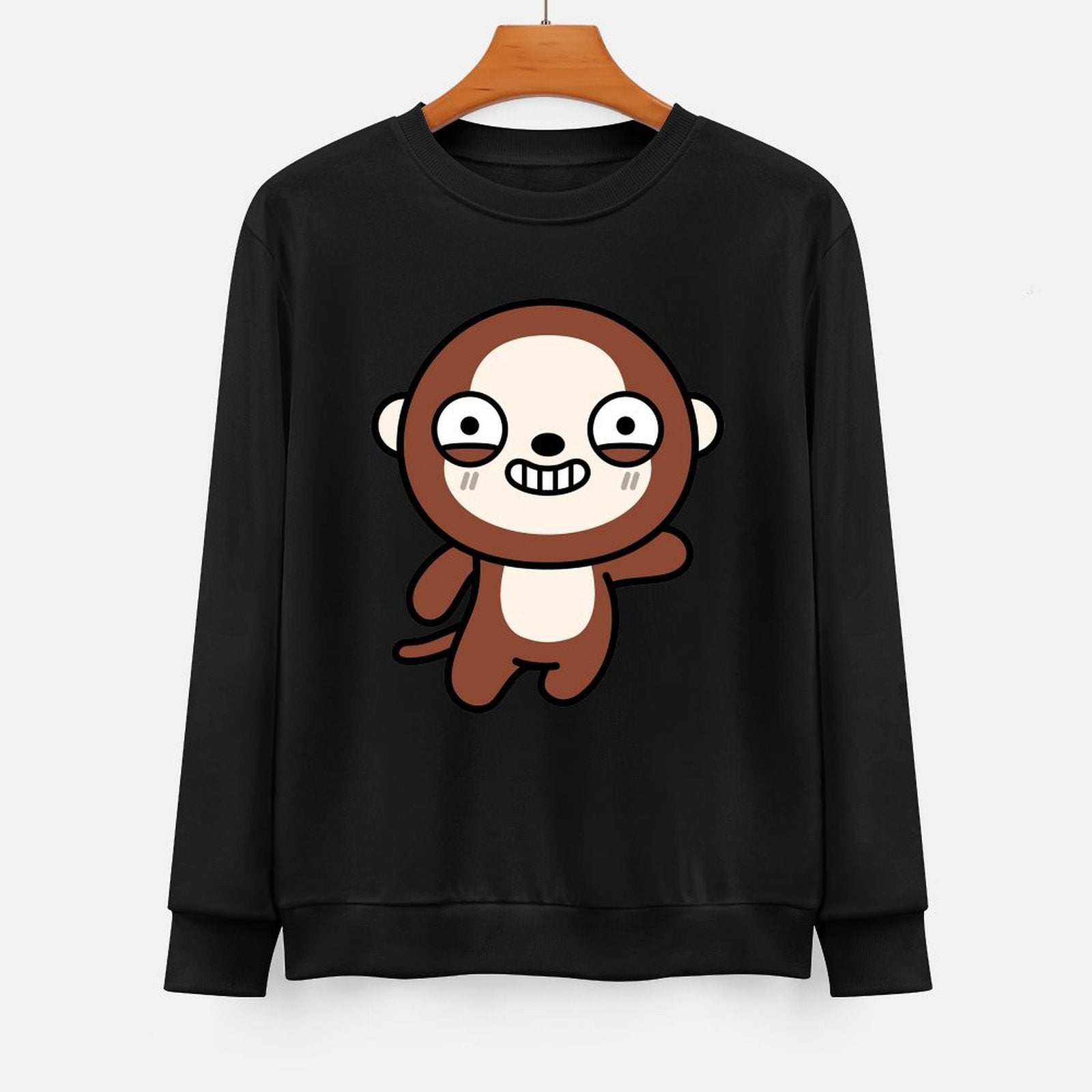 Front Patterned Long Sleeve TopCoreLine RelaxFit